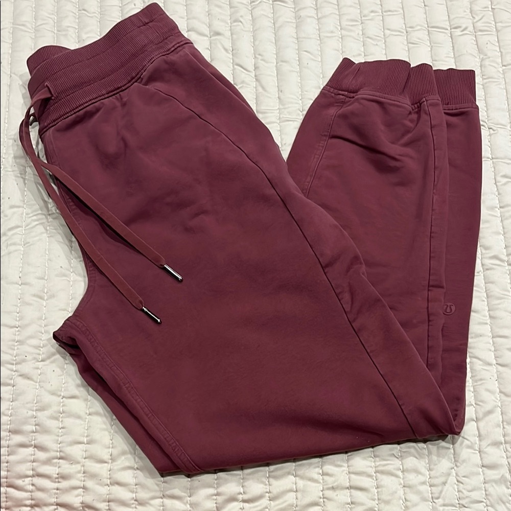 Lululemon Burgundy Joggers